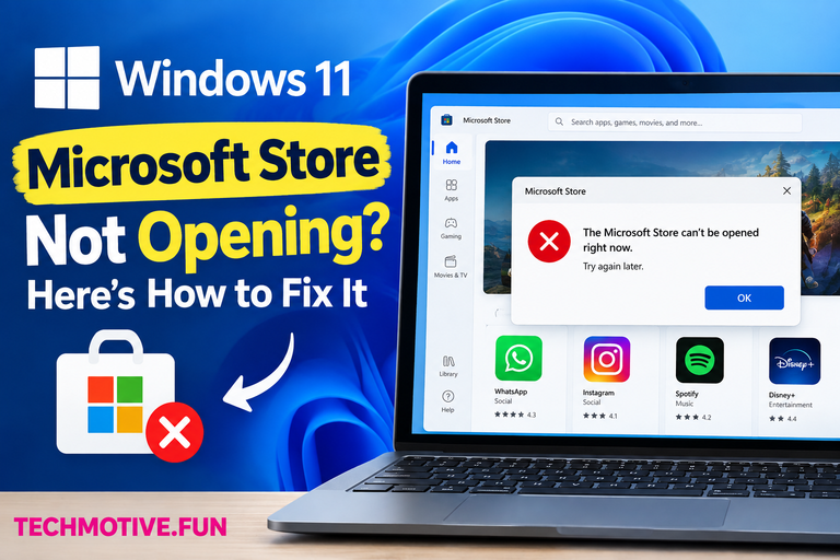 Windows 11 Microsoft Store Not Opening? Clear the Cache, Repair, and Reset It