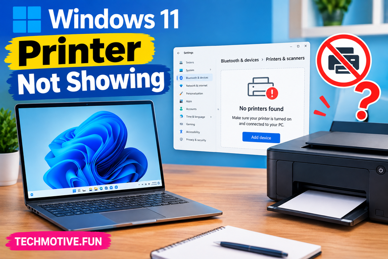 Windows 11 Printer Not Showing? Check Connections, Restart Print Spooler, and Update Drivers