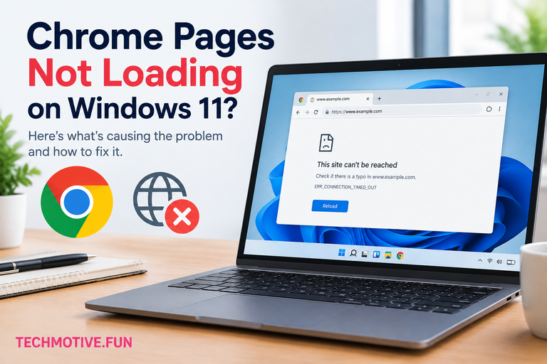 Chrome Pages Not Loading on Windows 11? Restart, Clear Cache, and Check DNS