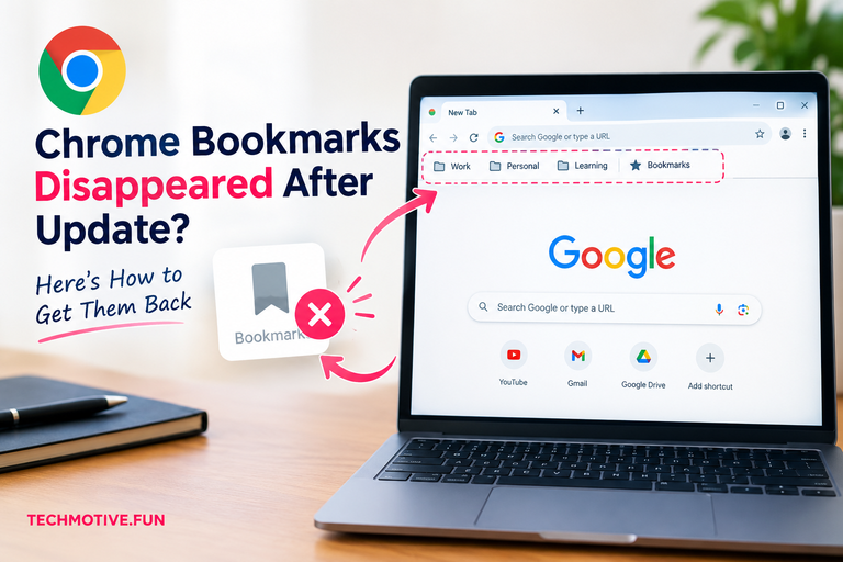Chrome Bookmarks Disappeared After Update? Check Sync, the Right Profile, and the Backup File