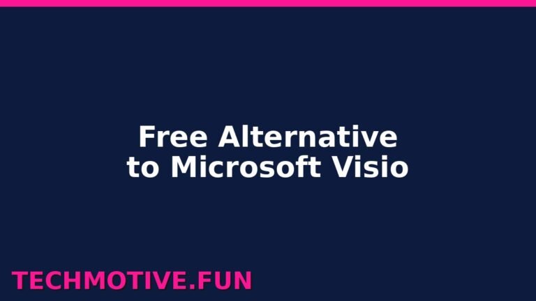 Free Alternative to Microsoft Visio