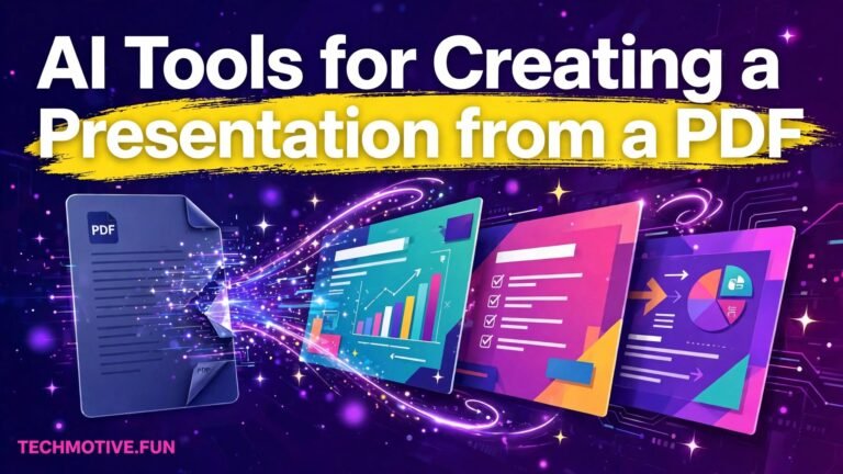 AI Tools for Creating a Presentation from a PDF: How to Pick the Right One