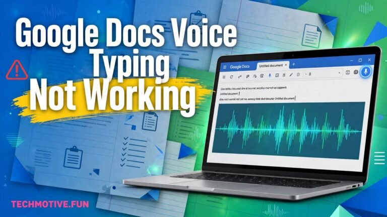 Google Docs Voice Typing Not Working? 9 Fixes for Chrome and Your Mic