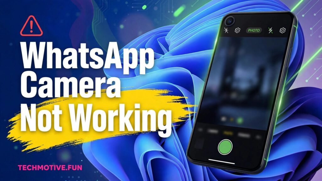 WhatsApp Camera Not Working